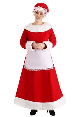 Click Here to buy Womens Deluxe Mrs Claus Costume | Christmas Costume from HalloweenCostumes, CDN Funds & Shipping