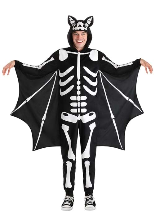 Adult Flying Skeleton Bat Costume 