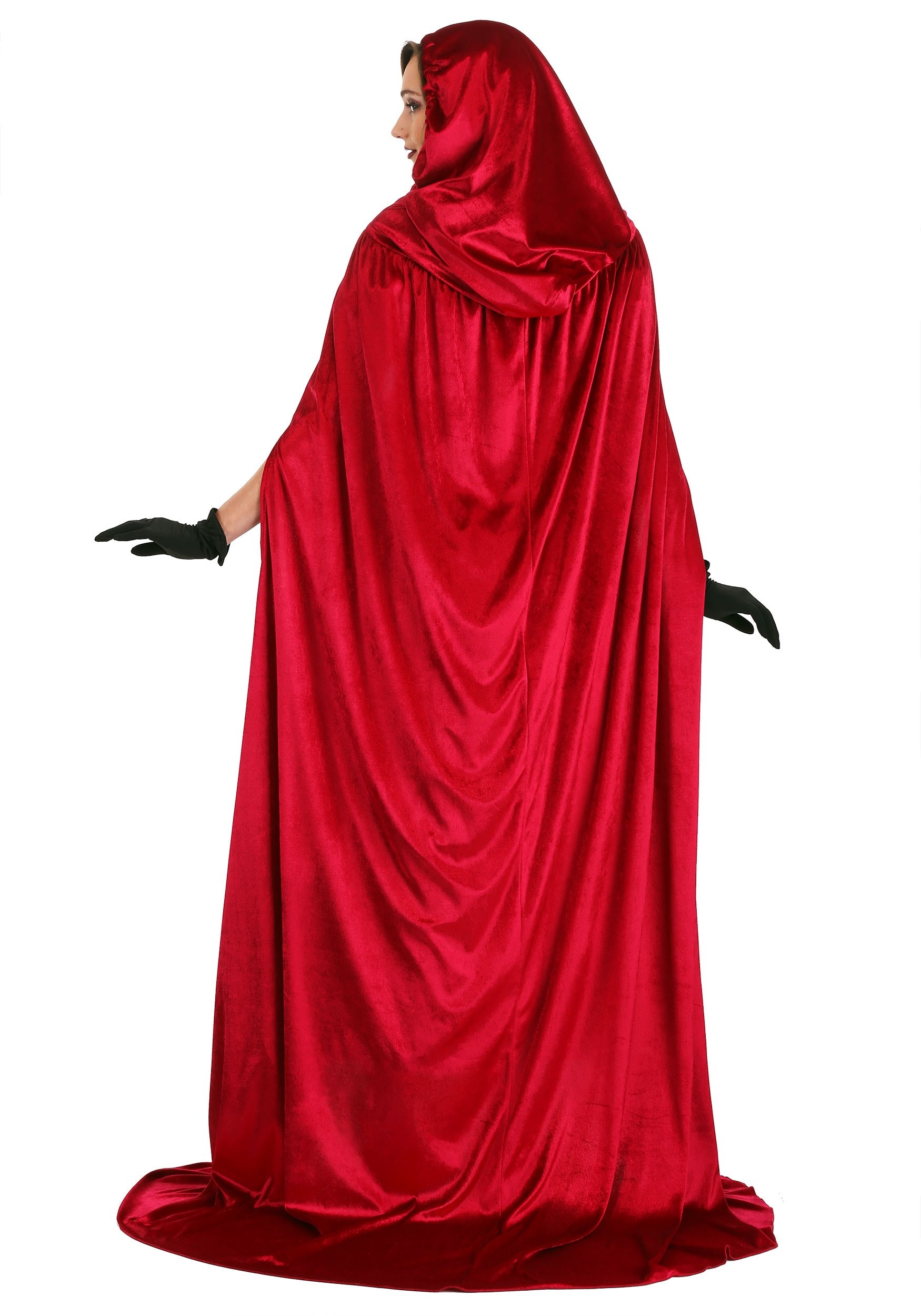 Crimson Riding Cloak For Adults