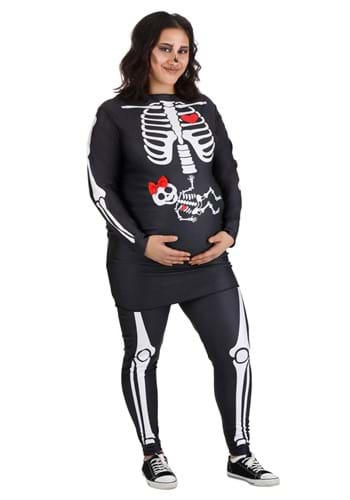 Plus size shop skeleton tights