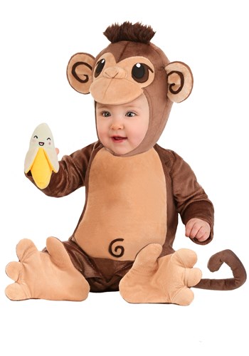 Click Here to buy Monkey Costume for Babies from HalloweenCostumes, CDN Funds & Shipping