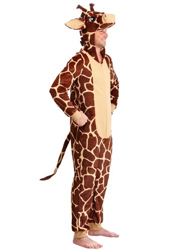 Click Here to buy Giraffe Onesie Adult  | Giraffe Costume from HalloweenCostumes, CDN Funds & Shipping