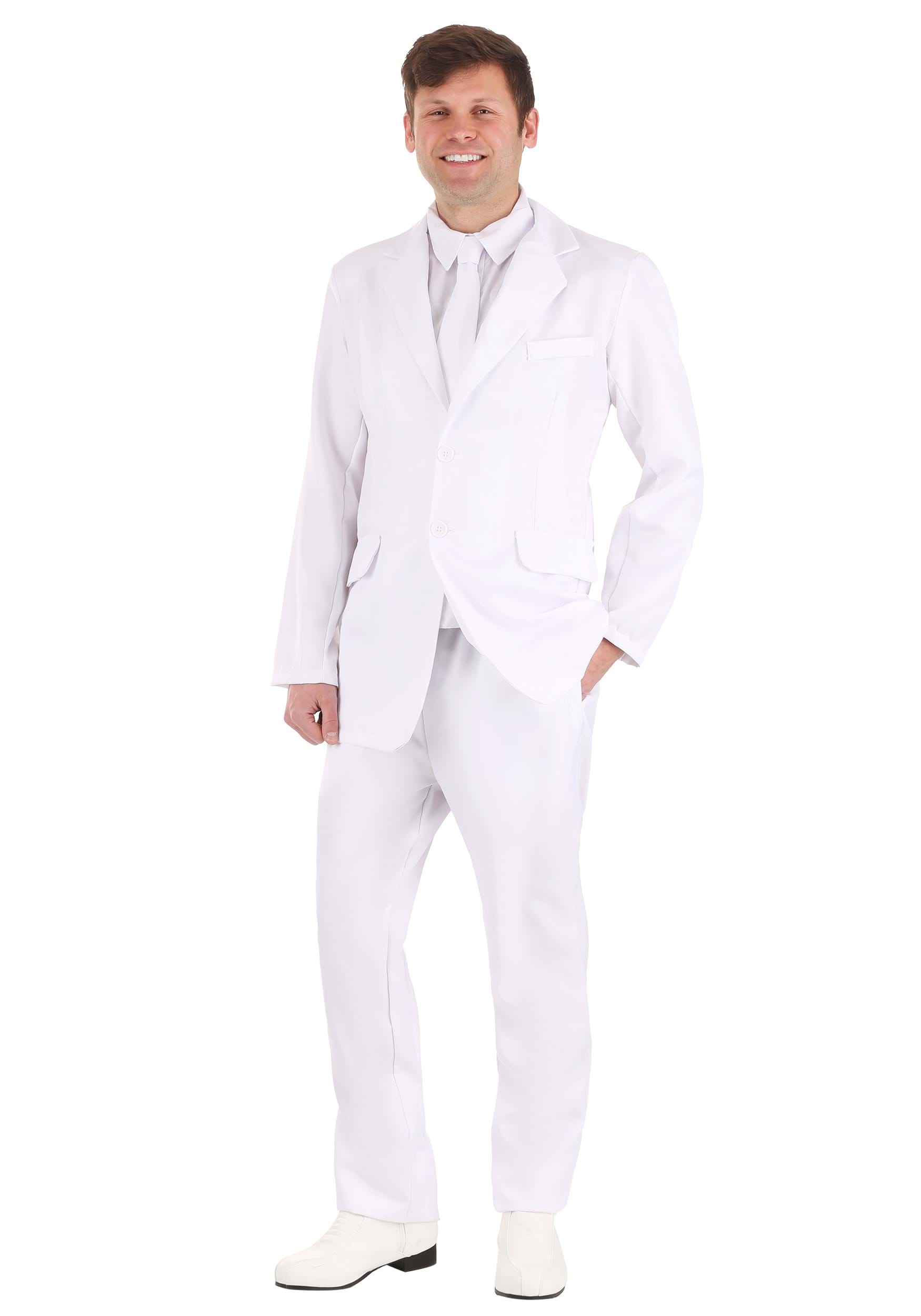 Men’s Vintage Style Suits, Classic Suits White Suit Mens Costume Exclusive Costumes $70.99 AT vintagedancer.com