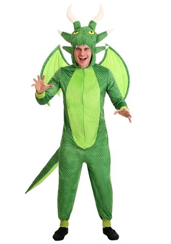 Click Here to buy Mens Untamed Dragon Jumpsuit Costume from HalloweenCostumes, CDN Funds & Shipping