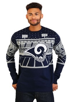 Light Up Bluetooth Los Angeles Rams Ugly Christmas Sweater