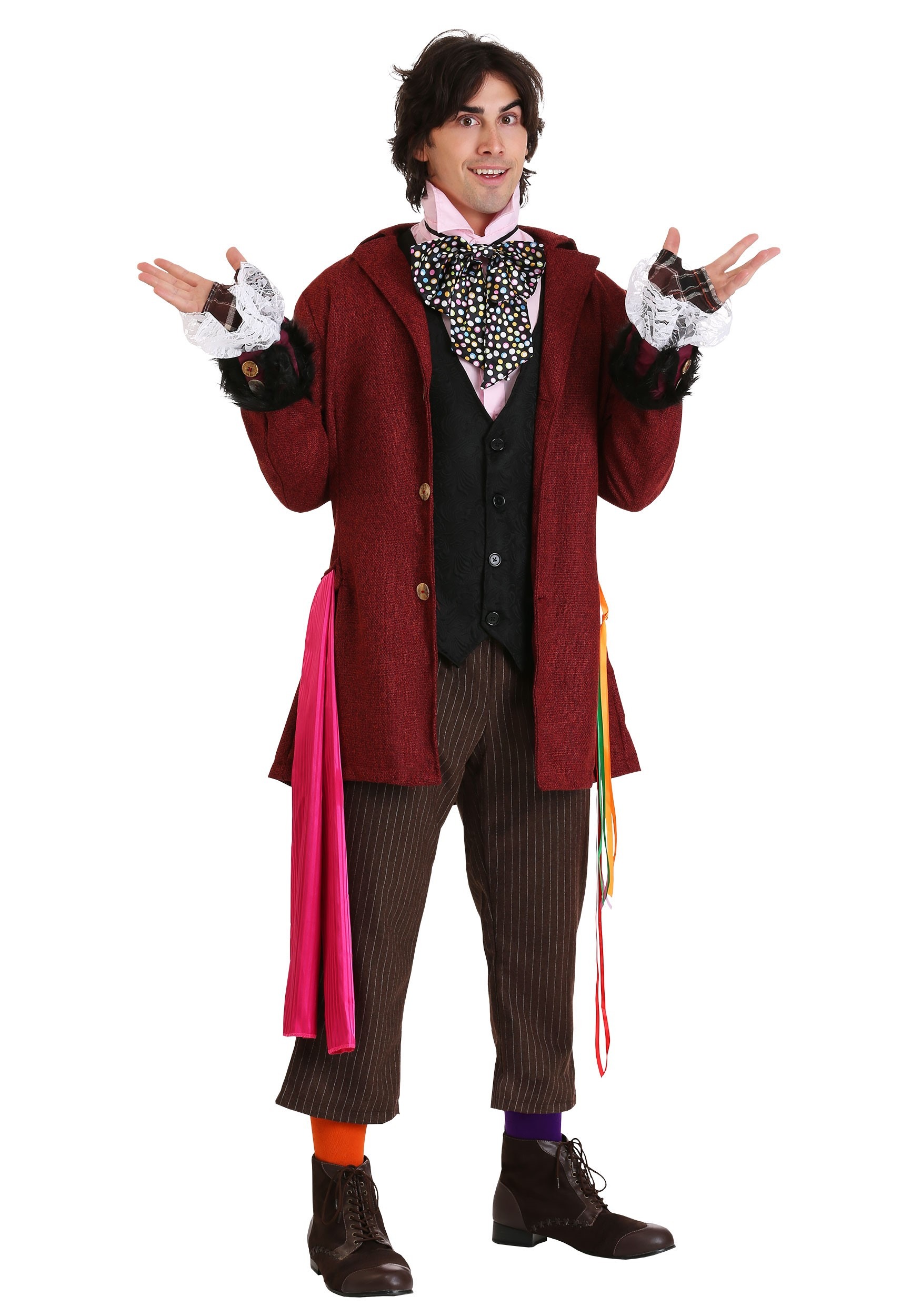 Men's Authentic Mad Hatter Costume , Movie Character Costume