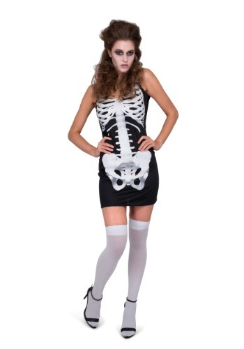 Click Here to buy Womens Skeleton Dress Costume from HalloweenCostumes, CDN Funds & Shipping