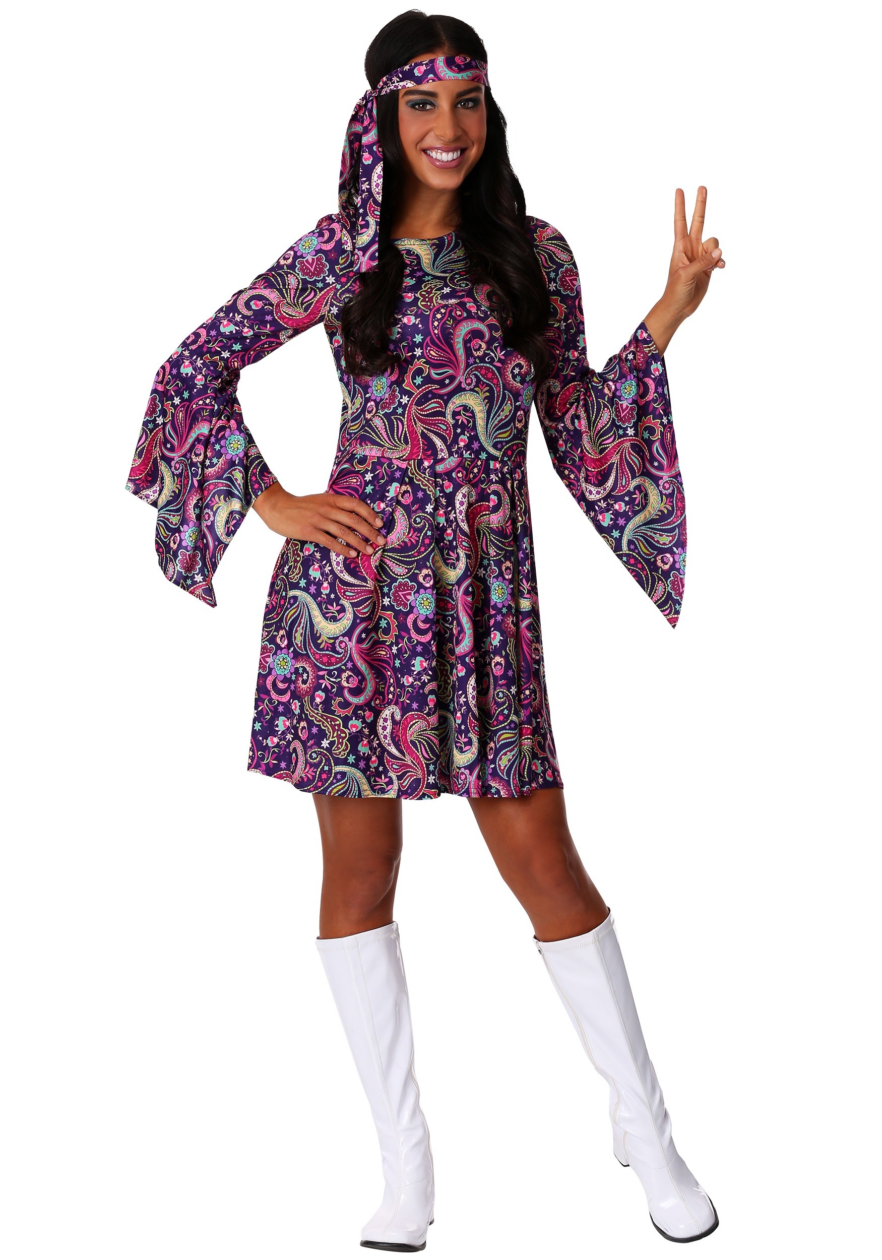 Woodstock Hippie Women's Costume