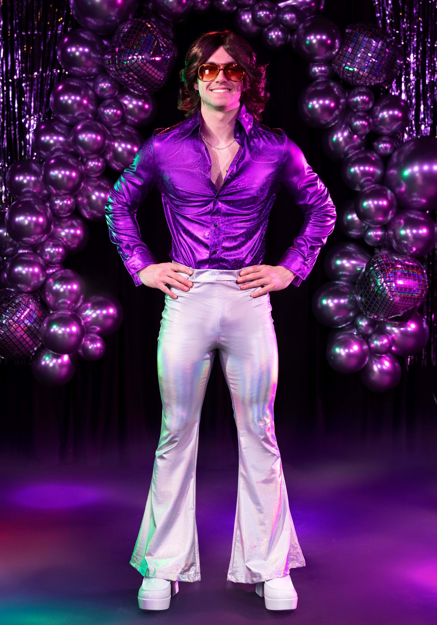 Holographic Men's Disco Pants