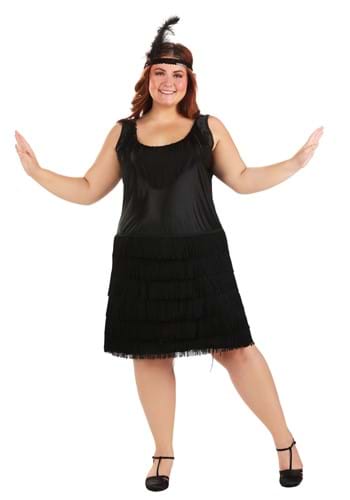 Click Here to buy Womens Plus Size 1920s Flapper Costume Dress | Decades Costume from HalloweenCostumes, CDN Funds & Shipping