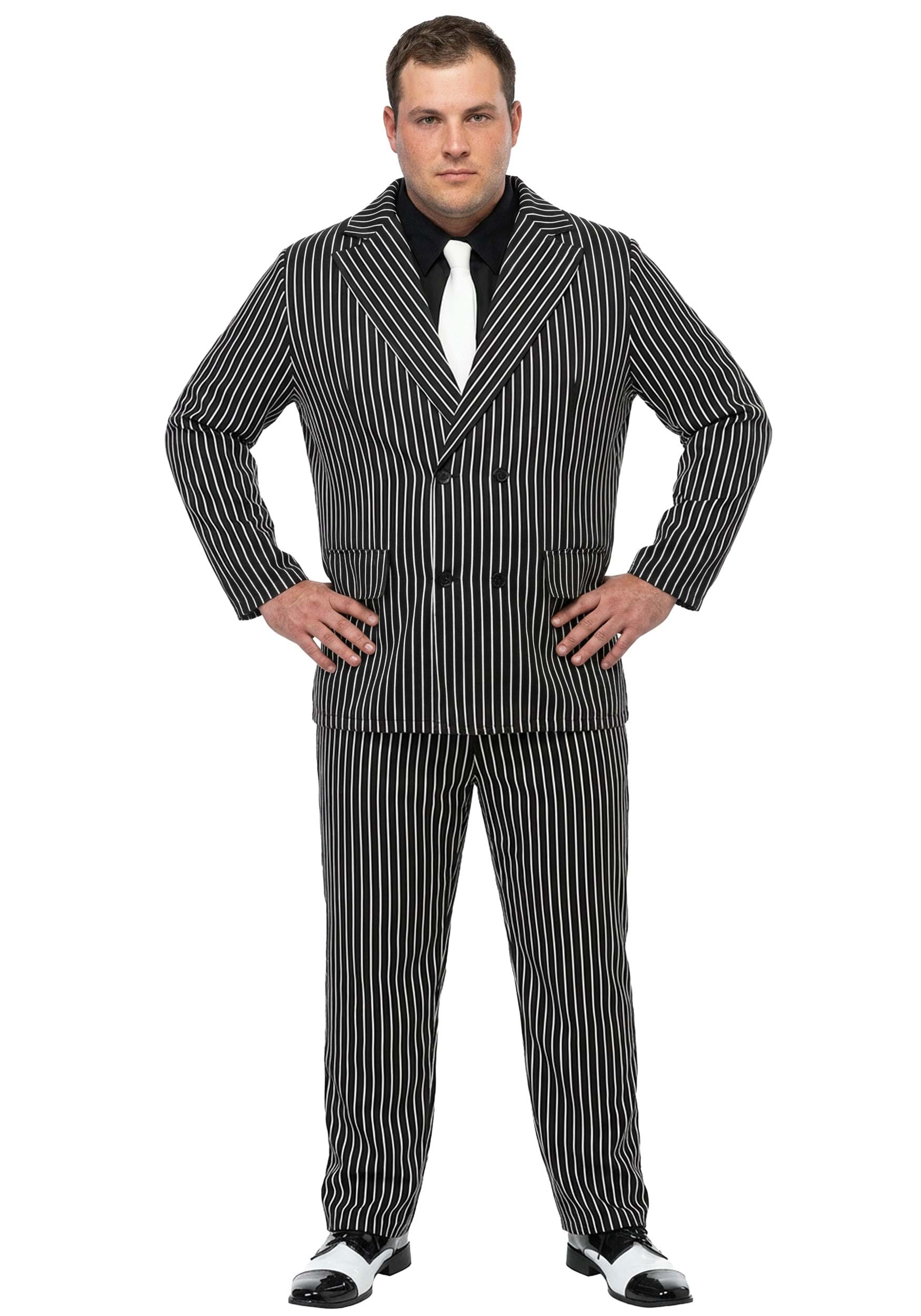 Gangster Costume Plus Size | Mobster Costume for Men