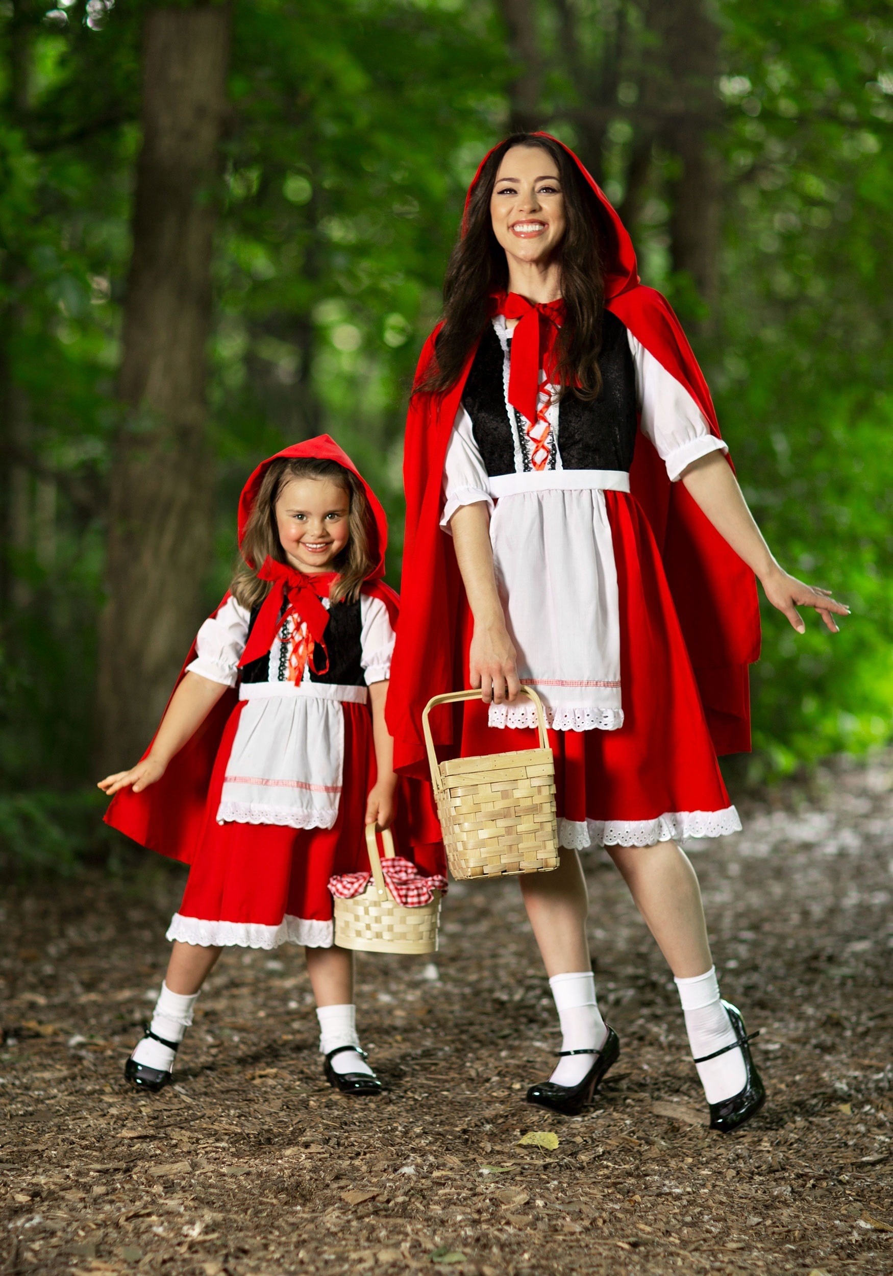 Plus Size Little Red Riding Hood Costume Dress For Women