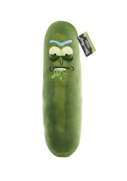 Galactic Plushies: Rick and Morty-18" Biting lip Pickle Rick