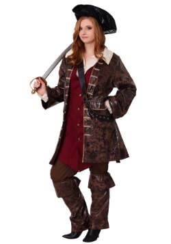 Plus Size Womens Caribbean Pirate Costume