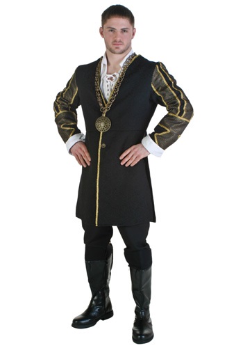 Click Here to buy Mens Plus Size King Henry VIII Costume from HalloweenCostumes, CDN Funds & Shipping