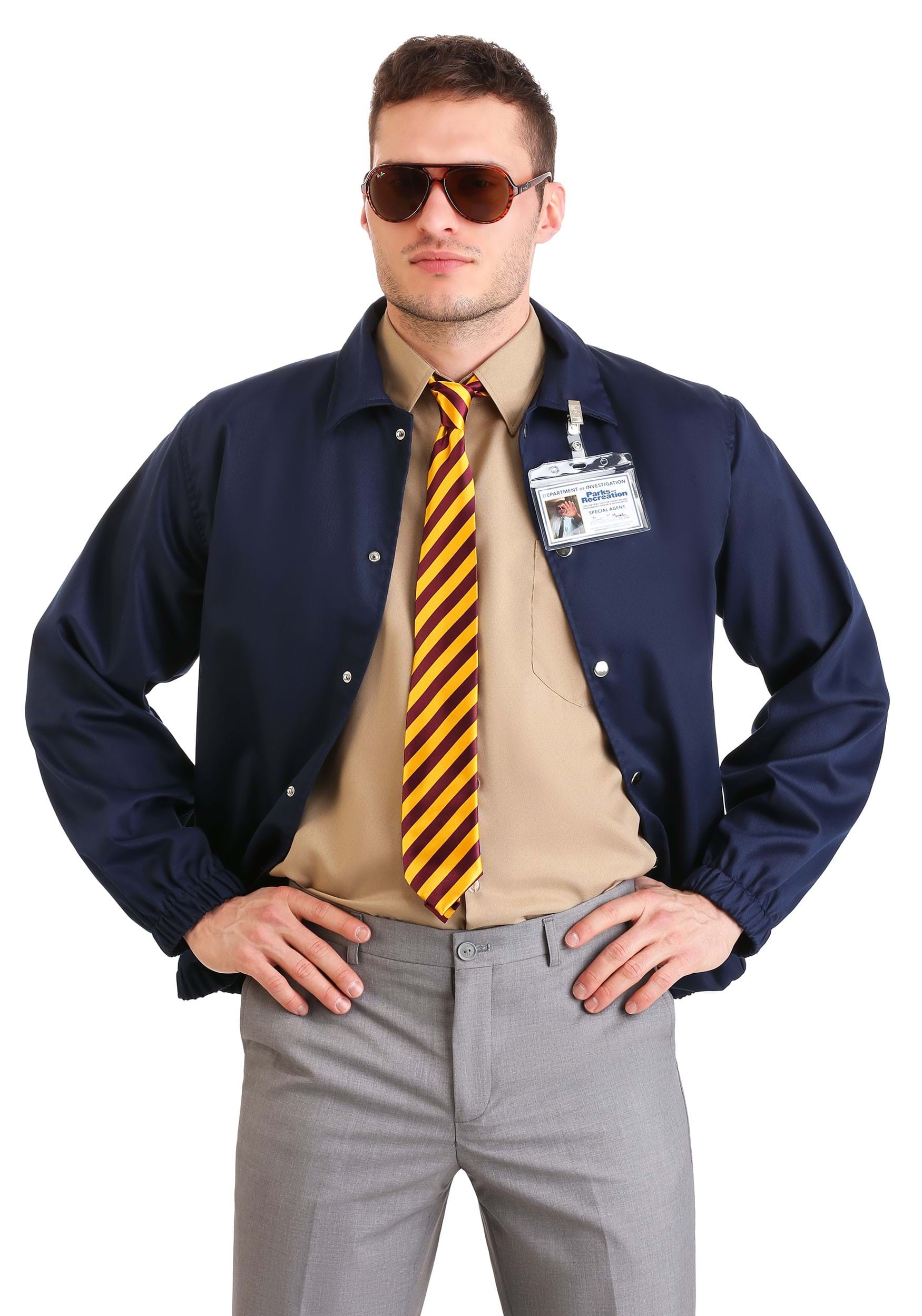 Plus Size Parks and Recreation Burt Macklin Costume for Men