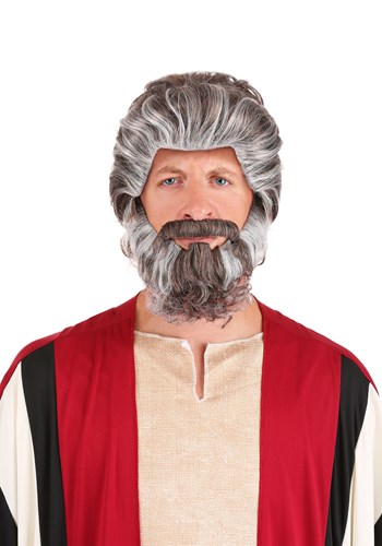 Click Here to buy Biblical Moses Wig and Beard set from HalloweenCostumes, CDN Funds & Shipping