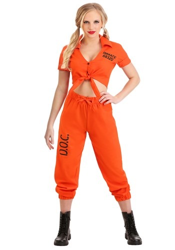 Click Here to buy Orange Inmate Prisoner Womens Costume from HalloweenCostumes, CDN Funds & Shipping