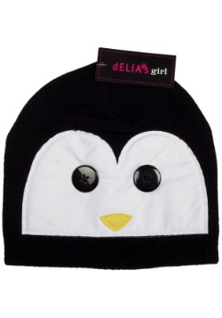 Delia's Penguin Cold Weather Girl's Beanie Hat