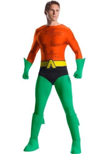 Click Here to buy Classic Premium Aquaman Mens Costume from HalloweenCostumes, CDN Funds & Shipping
