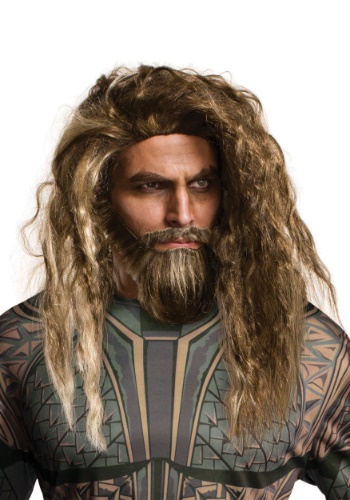 Adult's Aquaman Beard and Wig Set