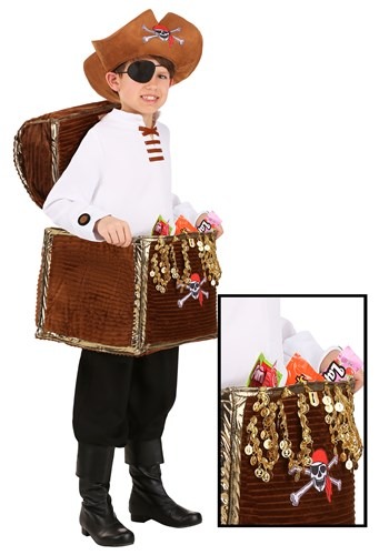 Pirate Chest Candy Catcher Childs Costume