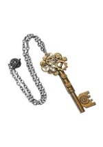 Large Key Gear Necklace