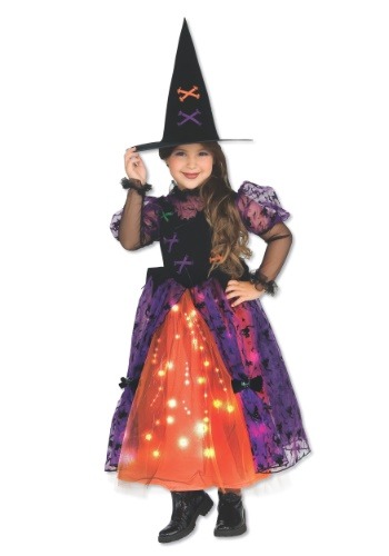 Click Here to buy Sparkle Witch Girls Costume from HalloweenCostumes, CDN Funds & Shipping