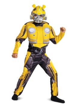 Boy's Bumblebee Transformer Movie Muscle Costume