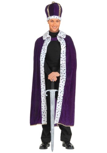 Purple Robe & King Crown Set