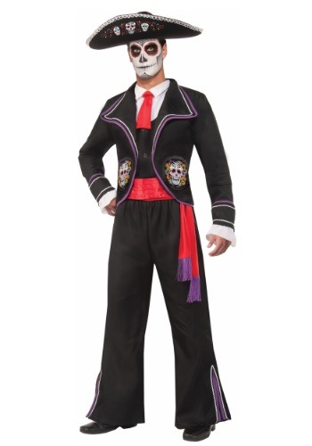 Click Here to buy Day of the Dead Macabre Adult Costume from HalloweenCostumes, CDN Funds & Shipping