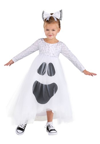 Click Here to buy Ghost Tutu Costume for Toddlers from HalloweenCostumes, CDN Funds & Shipping