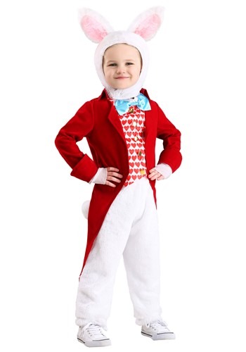 Click Here to buy Toddler Dignified White Rabbit Costume from HalloweenCostumes, CDN Funds & Shipping