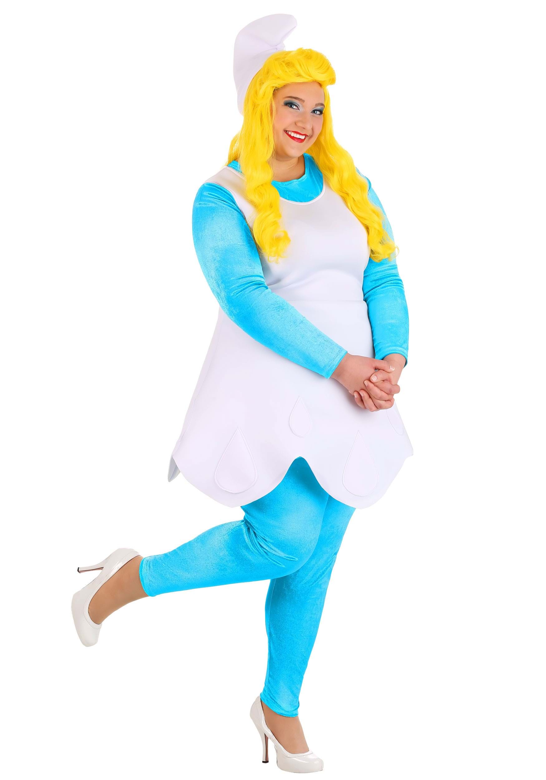 Women's Plus Size The Smurfs Smurfette Costume | The Smurfs Costumes