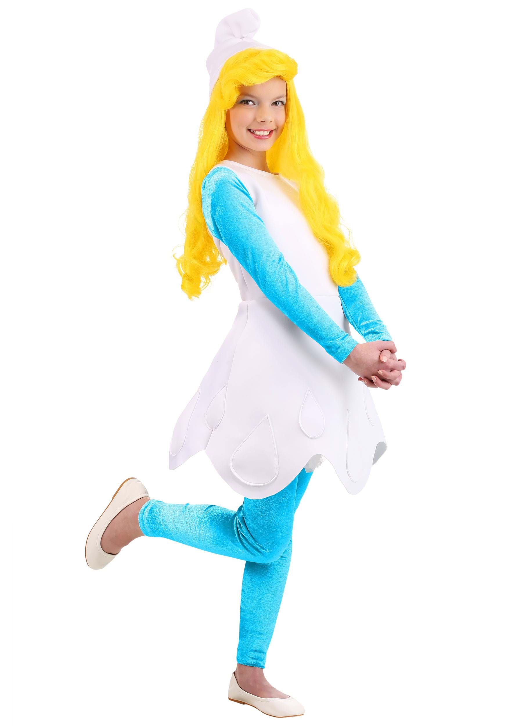Girls The Smurfs Smurfette Costume