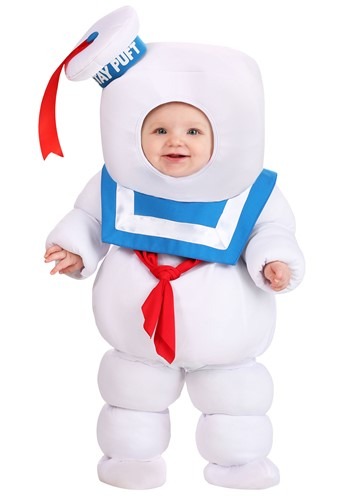 Click Here to buy Baby Ghostbusters Stay Puft Costume from HalloweenCostumes, CDN Funds & Shipping