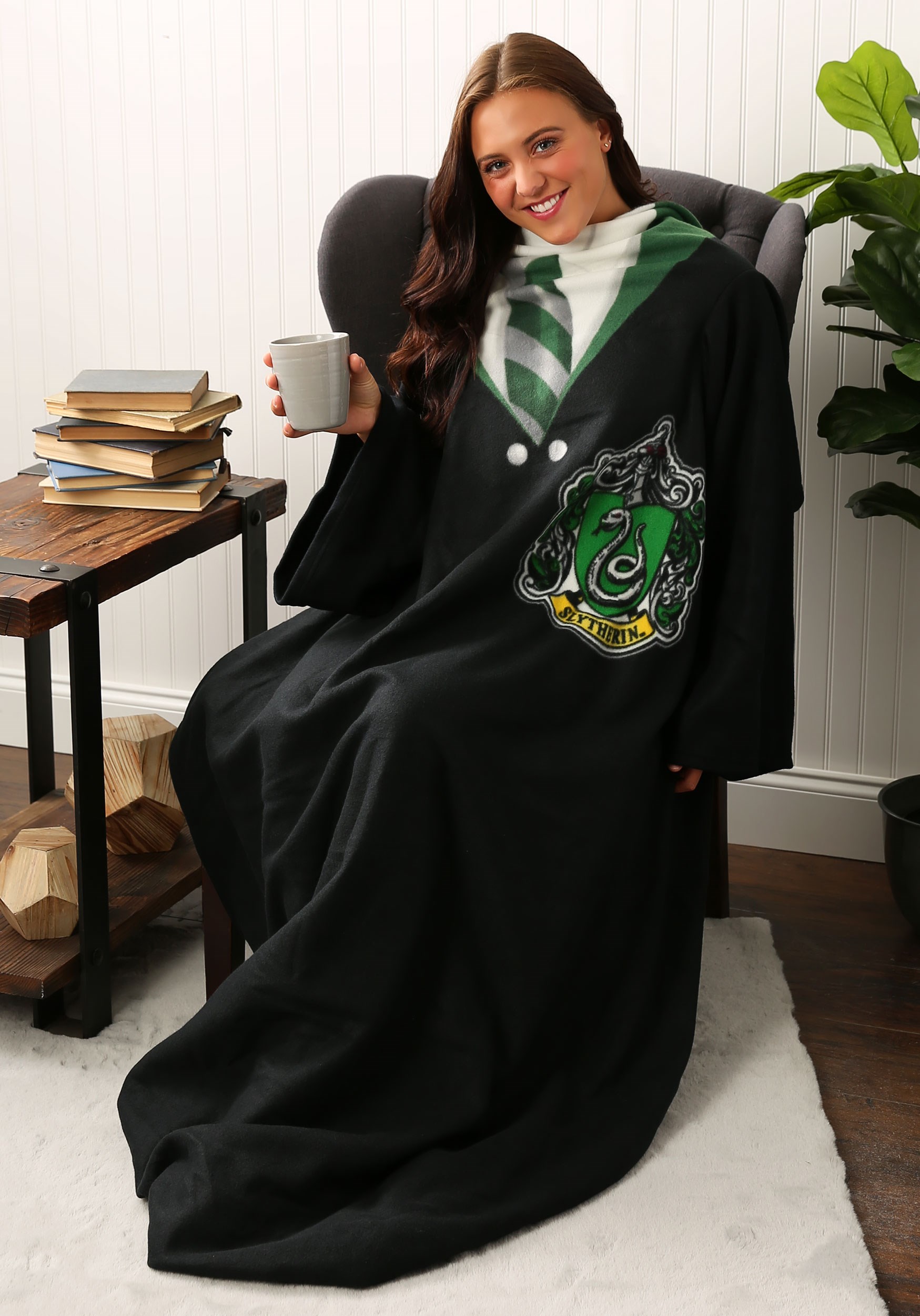 Harry Potter Slytherin Comfy Throw For Adults And Kids