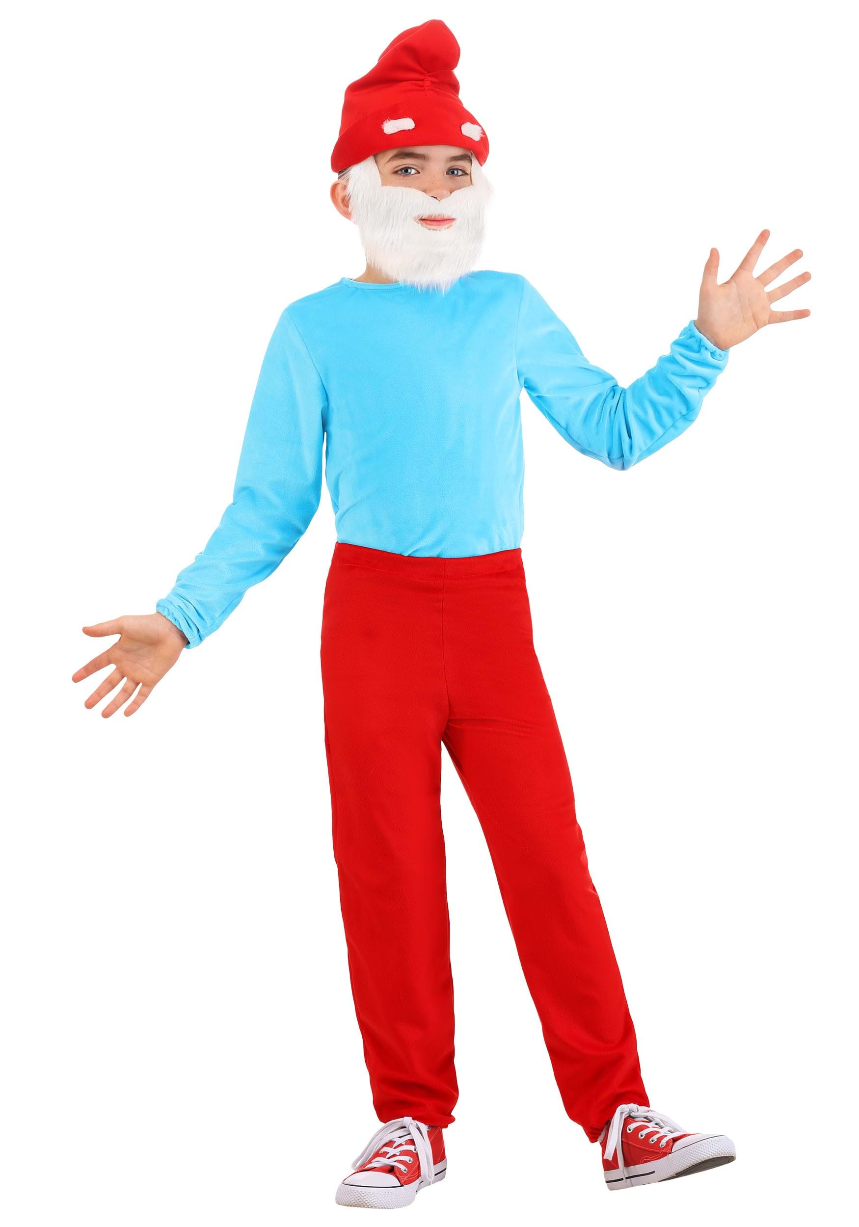 Kid's The Smurfs Papa Smurf Costume | The Smurfs Costumes