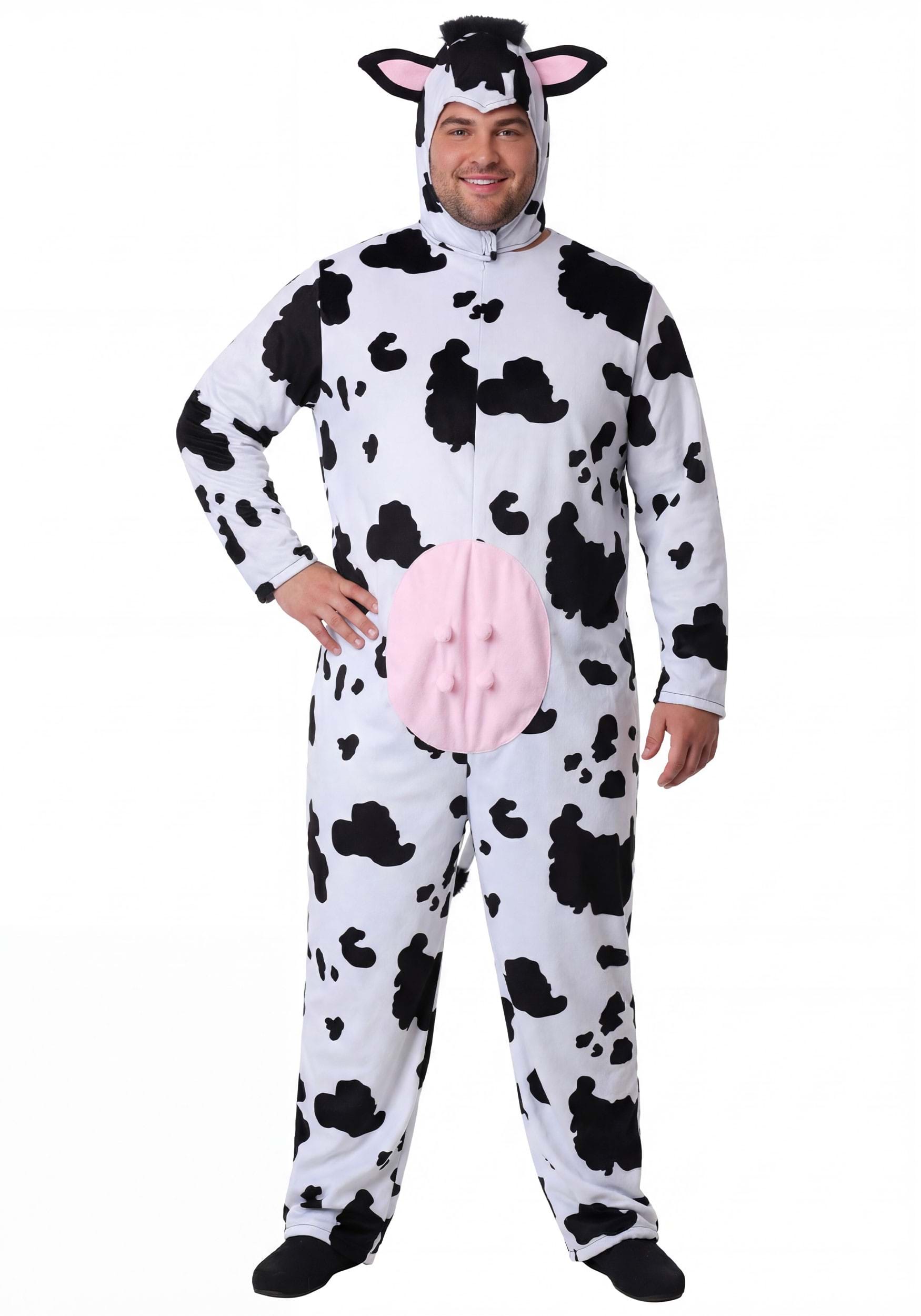 Adult Plus Size Cow Costume
