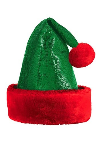Click Here to buy Adult Sequin Glitzy Elf Hat from HalloweenCostumes, CDN Funds & Shipping