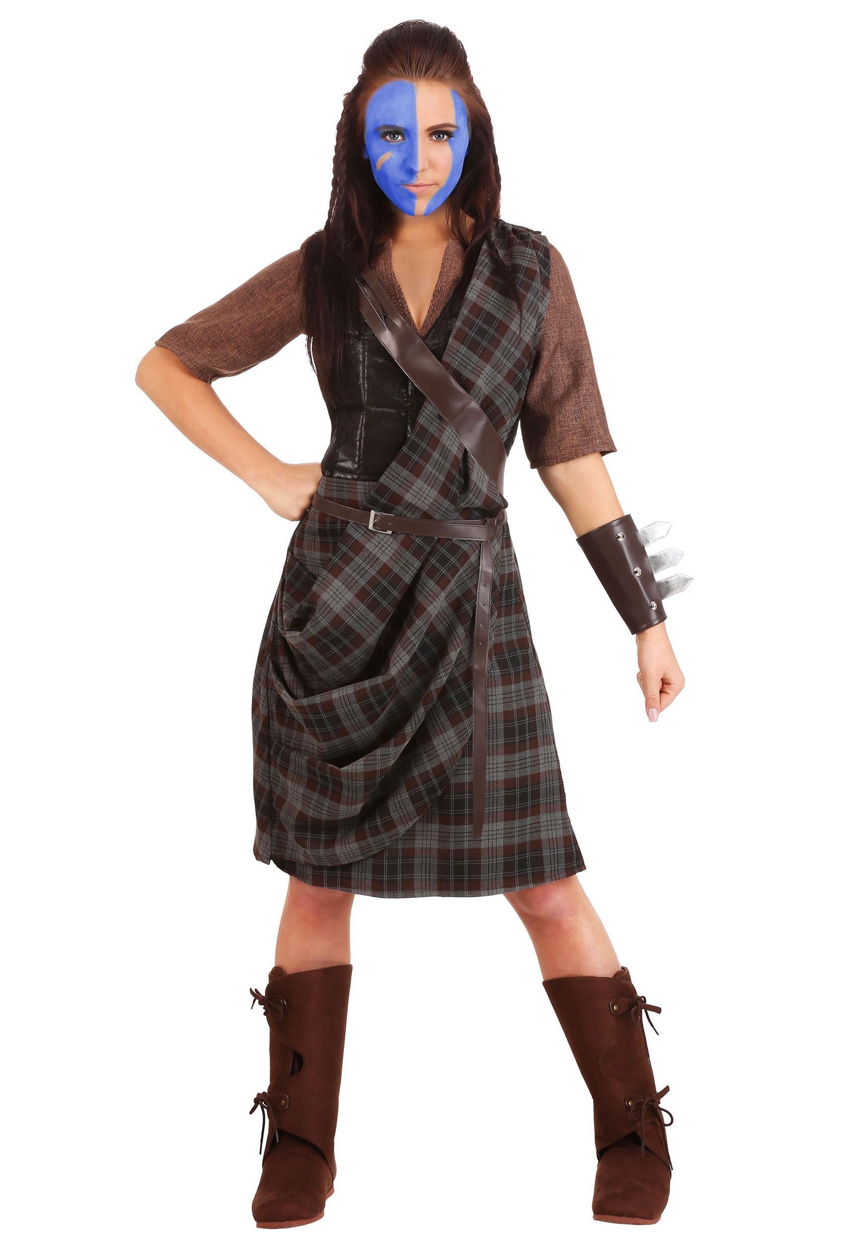 Women's Plus Size Braveheart Warrior Costume , Movie Costumes