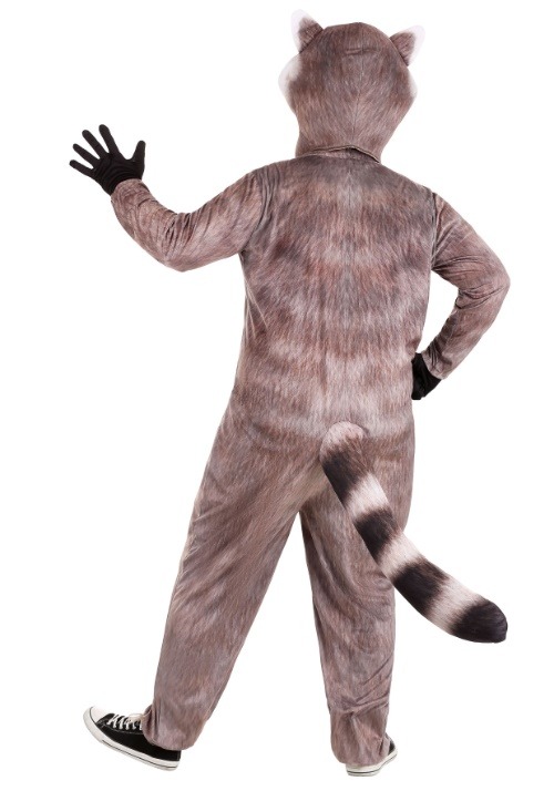 Realistic Plus Size Raccoon Costume