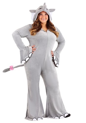 Plus Size Wild Elephant Costume for Women