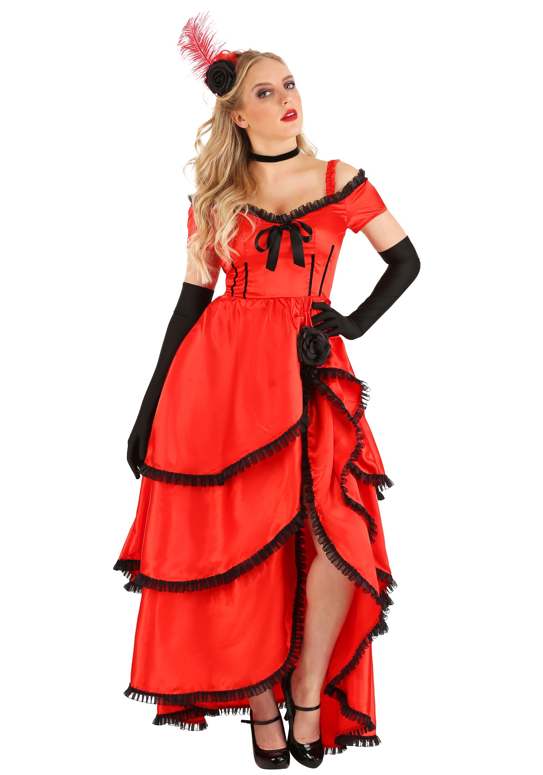 Victorian Kids Costumes & Shoes- Girls, Boys, Baby, Toddler Sassy Showgirl Womens Costume Dress Showgirl Costumes $83.99 AT vintagedancer.com