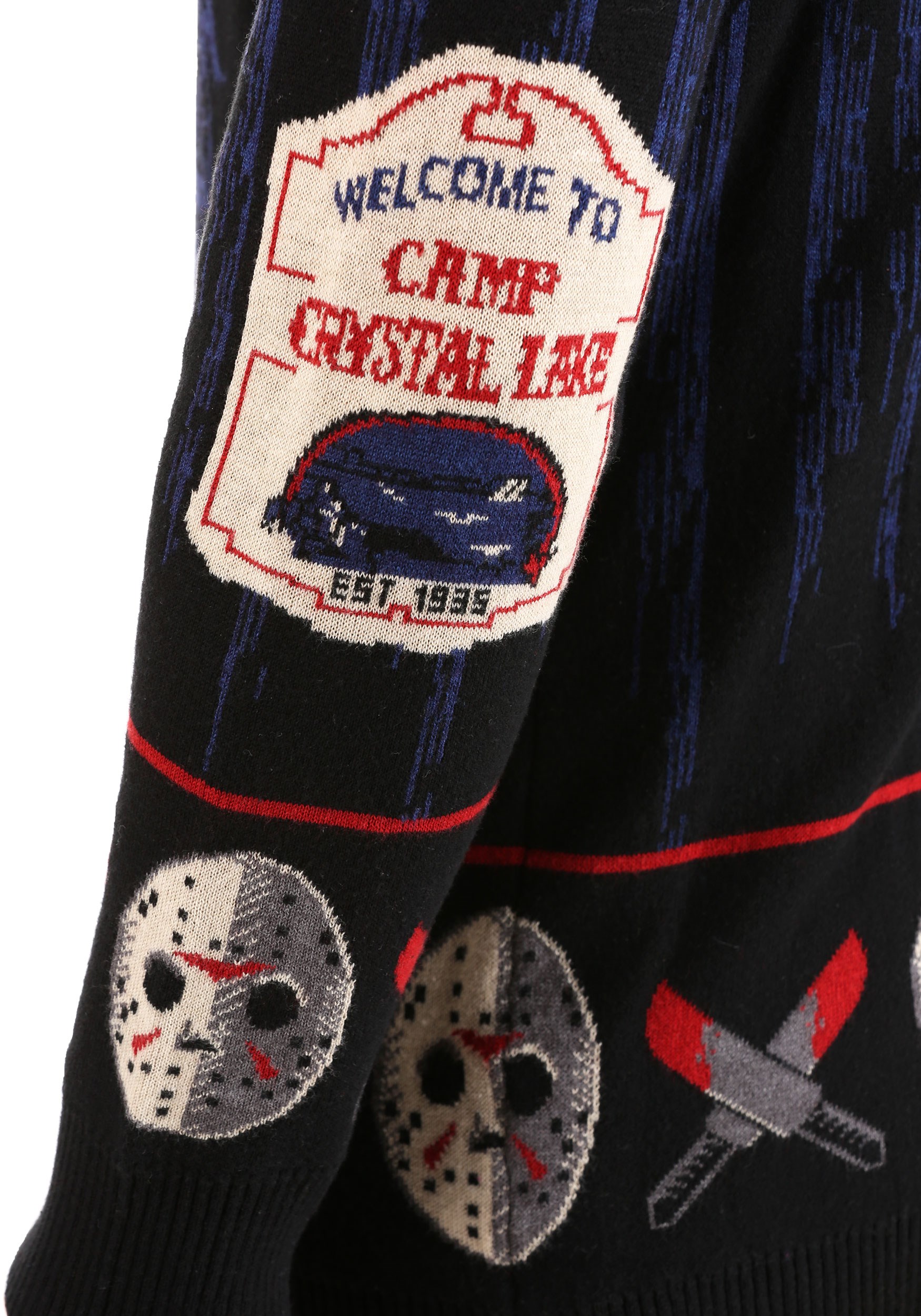 Friday The 13th Camp Crystal Lake Halloween Sweater For Adults