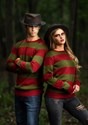 Striped Nightmare on Elm Street Freddy Adult Sweater alt2