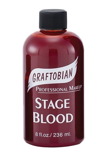 Click Here to buy Graftobian Stage Blood 8 Ounce Bottle from HalloweenCostumes, CDN Funds & Shipping