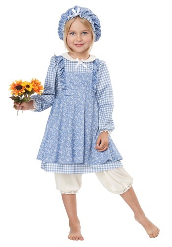 Click Here to buy Little Pioneer Girl Toddler Costume from HalloweenCostumes, CDN Funds & Shipping