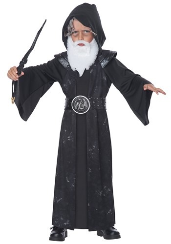 Click Here to buy Toddler Wittle Wizard Boys Costume from HalloweenCostumes, CDN Funds & Shipping