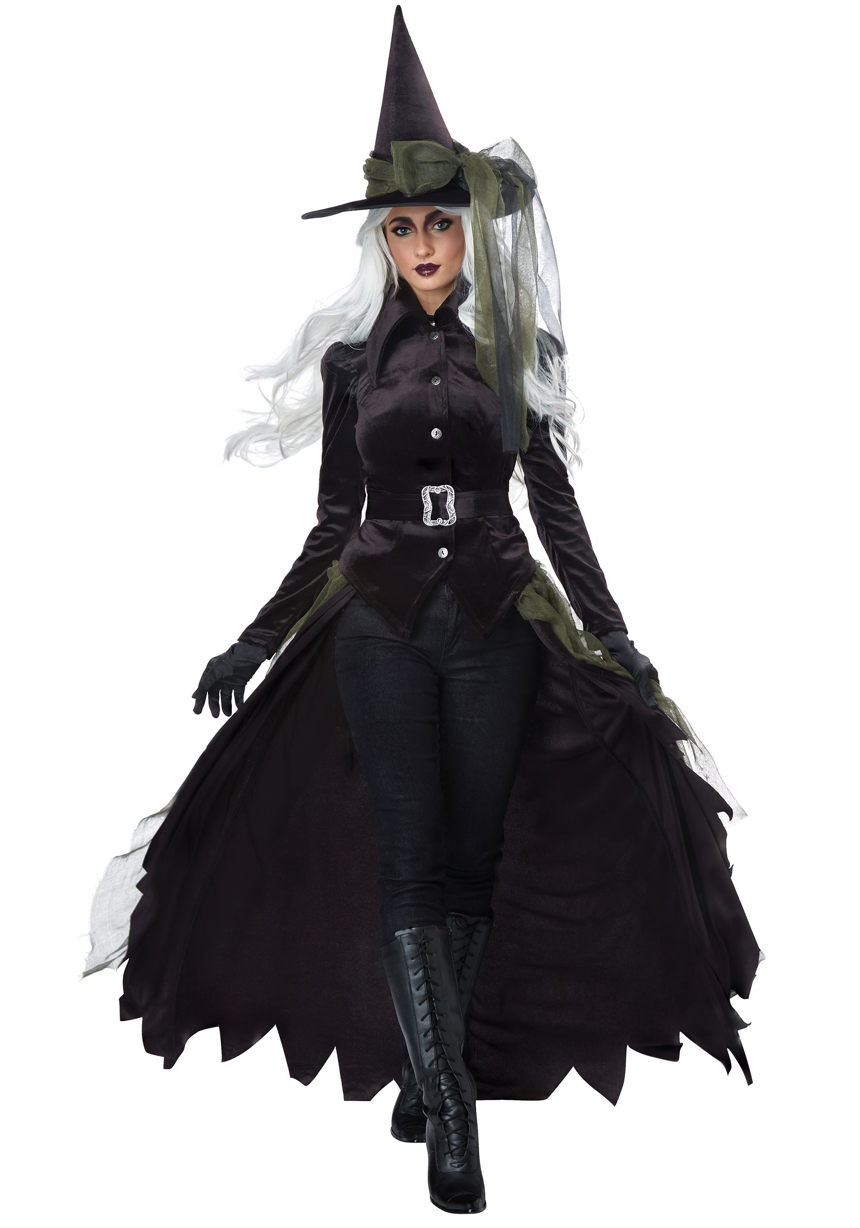 Cool Witch Costume For Women , Adult Sorceress Costume